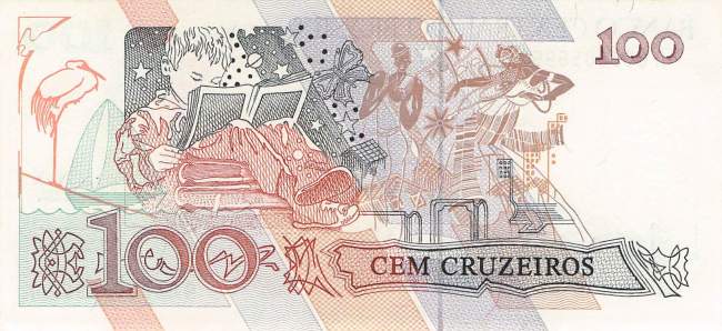 100 Cruzeiros 1990